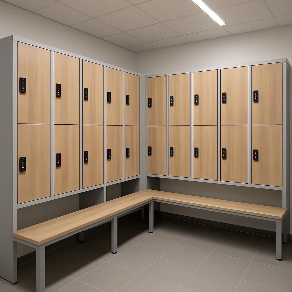 Découvrez notre gamme de casiers et vestiaires en métal, bois ou stratifié, conçus pour répondre à tous vos besoins de rangement. Solutions durables et esthétiques pour les entreprises, écoles et espaces publics.